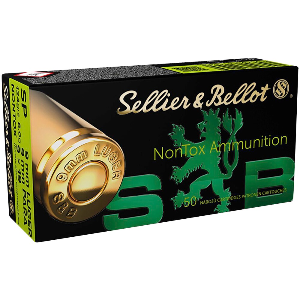 9 mm Luger Teilmantel NonTox 8,0g/124grs.