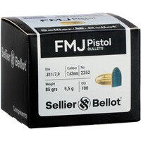 Geschosse .311 Vlm 5,5g/85grs., Sellier & Bellot