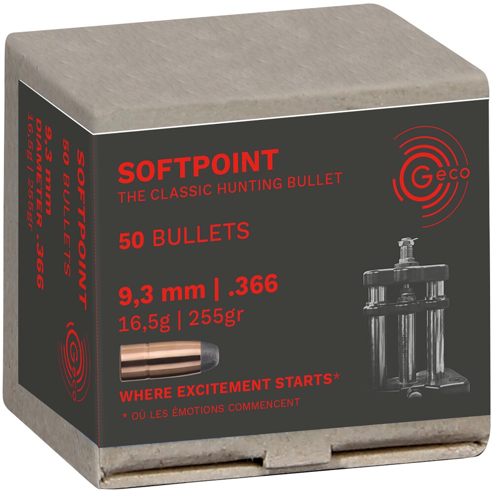 Geschosse Softpoint Teilmantel 16,5g/255grs., Geco