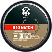 4,48mm Diabolo R 10 Match 0,53g, RWS