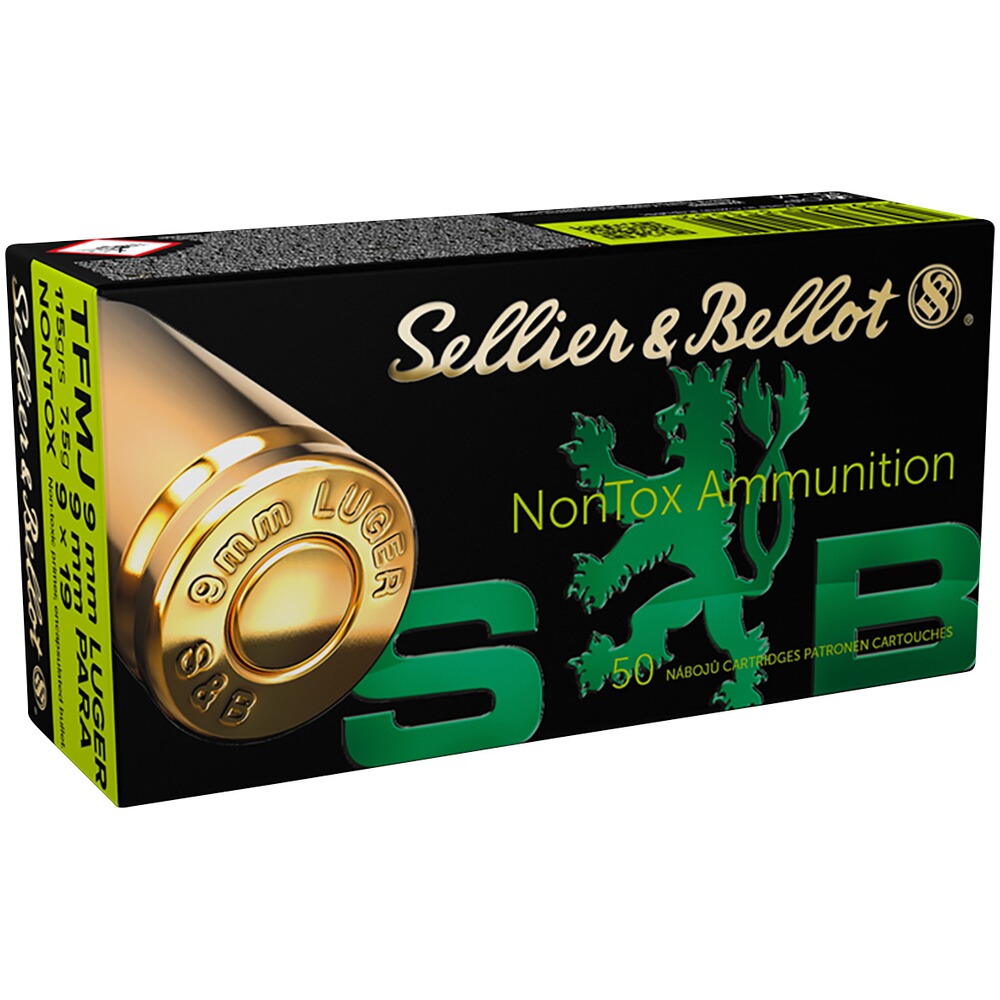 9 mm Luger TFMJ Nontox 7,5g/115grs.