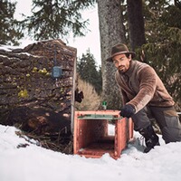 Holzkastenfalle zweitürig
