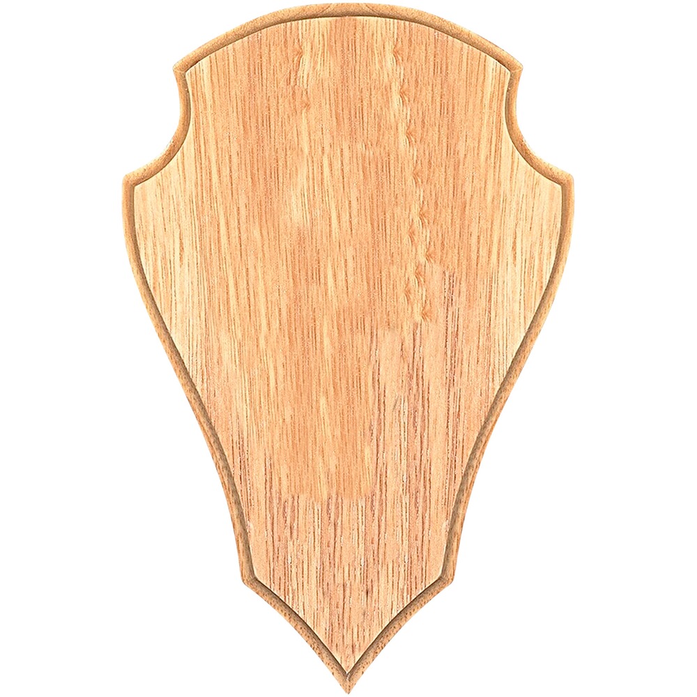 Trophäenschild Bock, mit Kiefereinlage