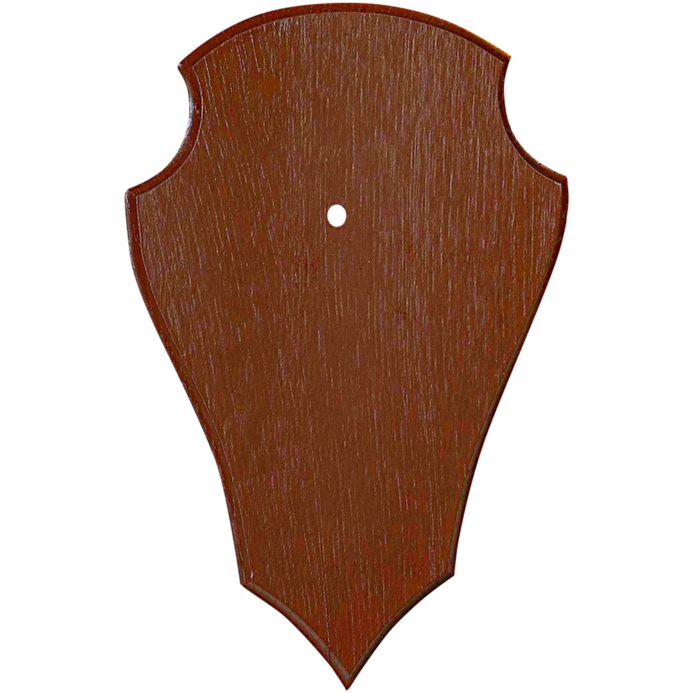Trophäenschild Bock, mit Kiefereinlage