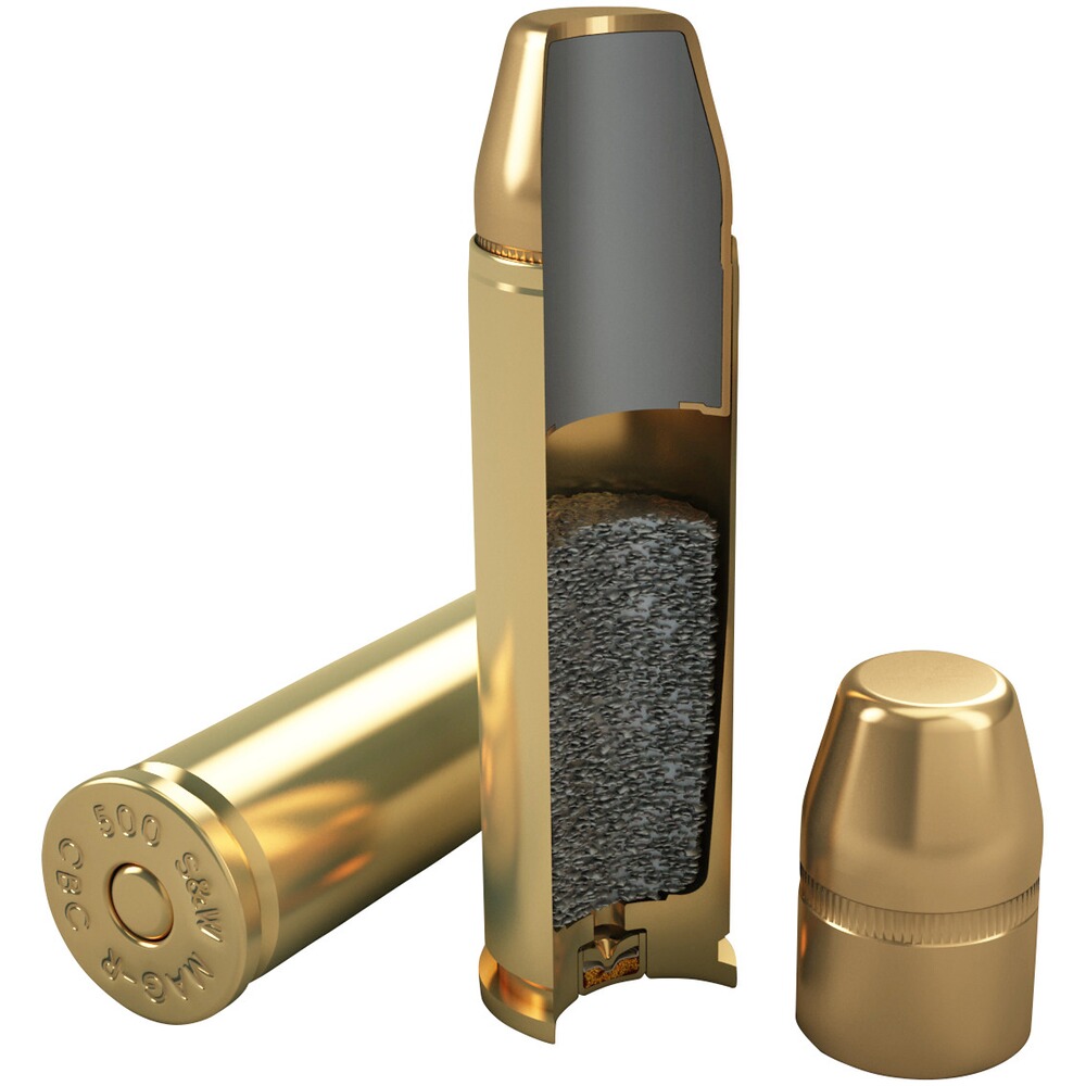 .500 S&W Vollmantel Flachkopf 21,0g/325grs., Magtech