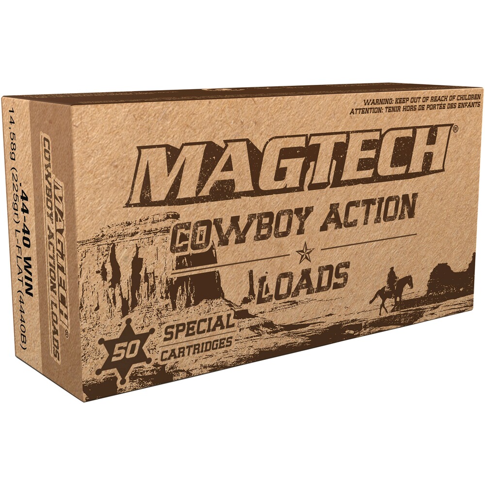 .44-40 Winchester Blei-Flachkopf 14,58g/225grs.