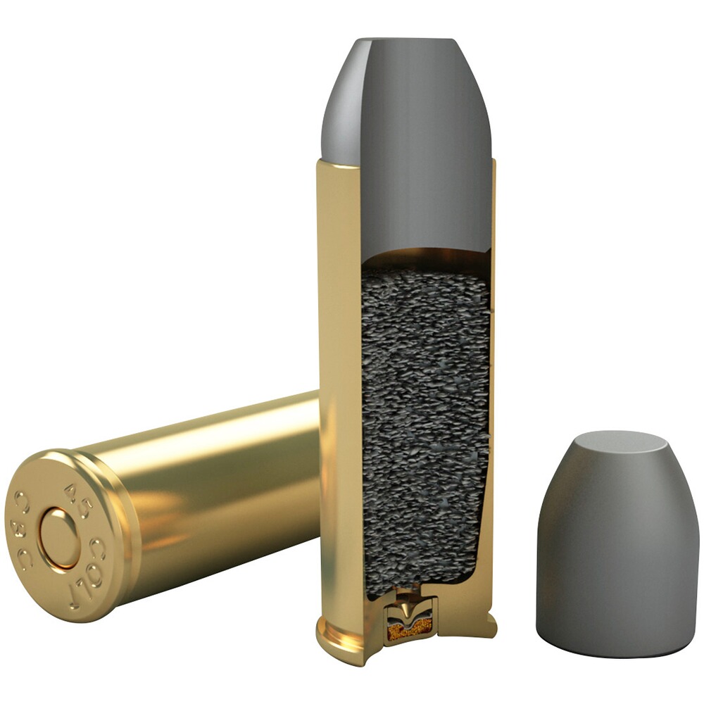 .45 Long Colt Blei-Flachkopf 16,2g/250grs., Magtech