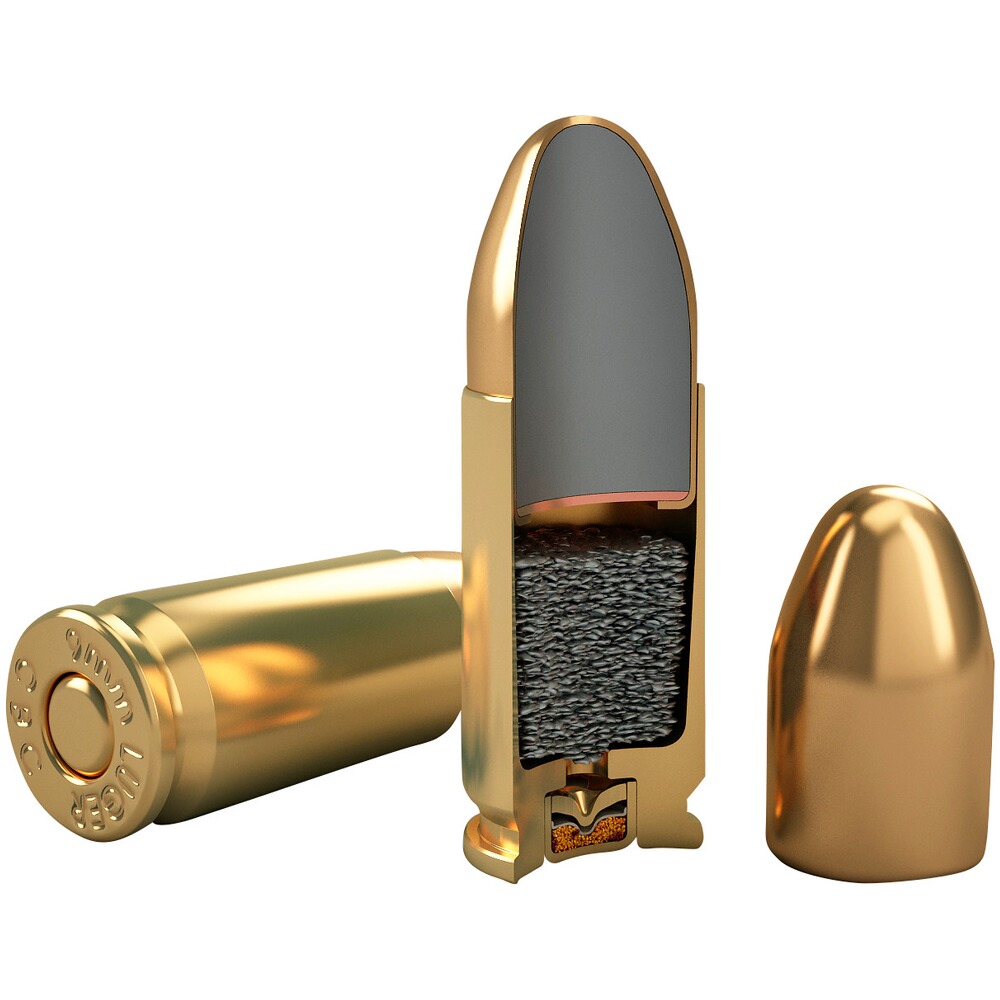 9 mm Luger FEB Clean Range 7,5g/115grs., Magtech