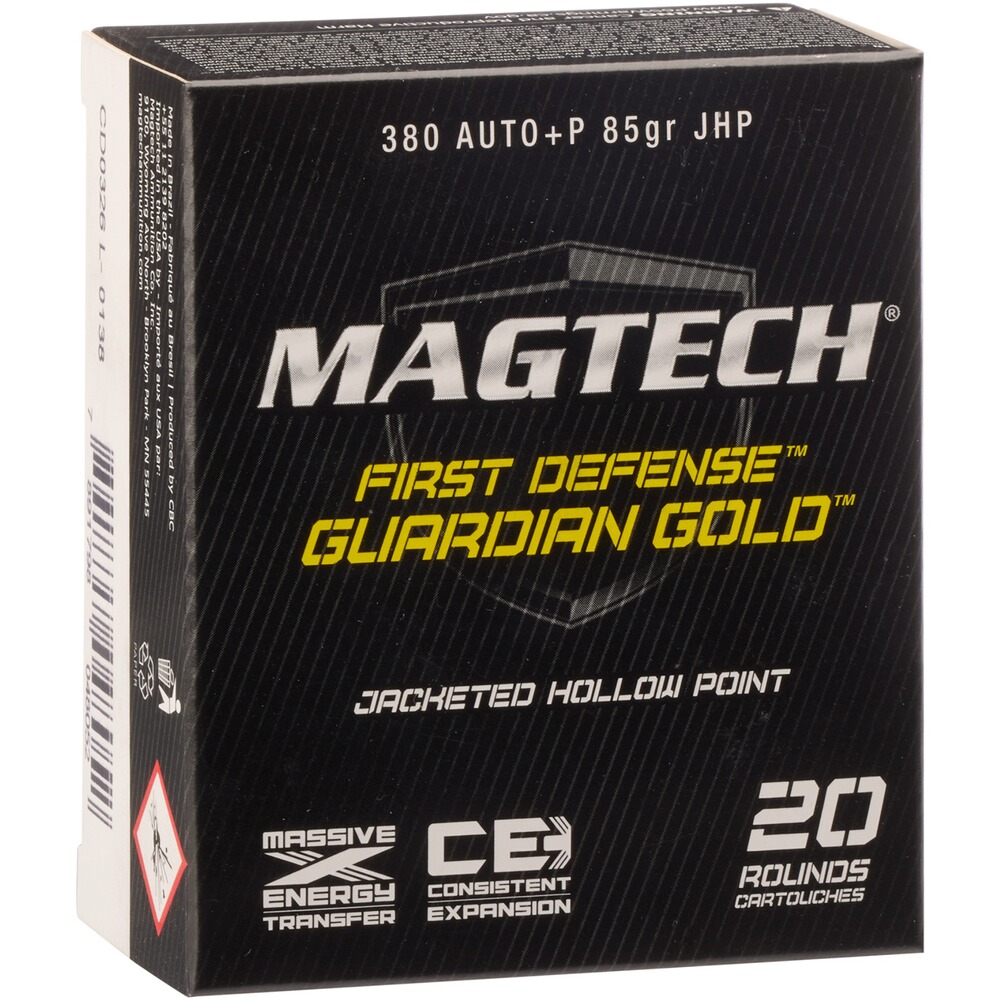 9 mm Kurz Guardian Gold JHP 5,5g/85grs.