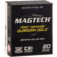 9 mm Kurz Guardian Gold JHP 5,5g/85grs., Magtech