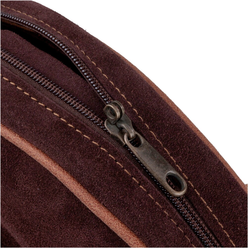 Luxury leather hunting horn bag, Parforce