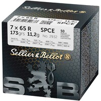 7x65 R Teilmantel CE 11,2g/173grs., Sellier & Bellot