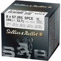 8x57 IRS Teilmantel CE 12,7g/196grs., Sellier & Bellot