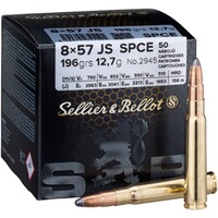 8x57 IS Teilmantel CE 12,7g/196grs., Sellier & Bellot