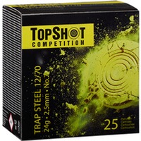 12/70 Piège Acier 2,5mm 24g, TOPSHOT Competition