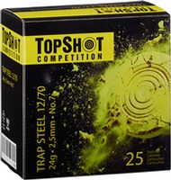 12/70 Piège Acier 2,5mm 24g, TOPSHOT Competition