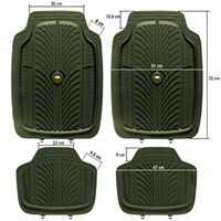 Wild boar doormat set