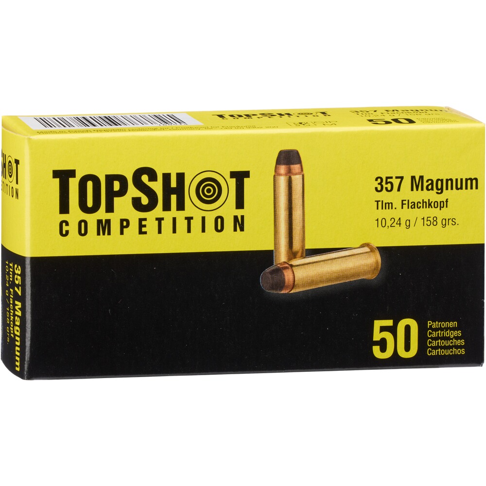 .357 Magnum Teilmantel Flachkopf 10,2g/158grs.