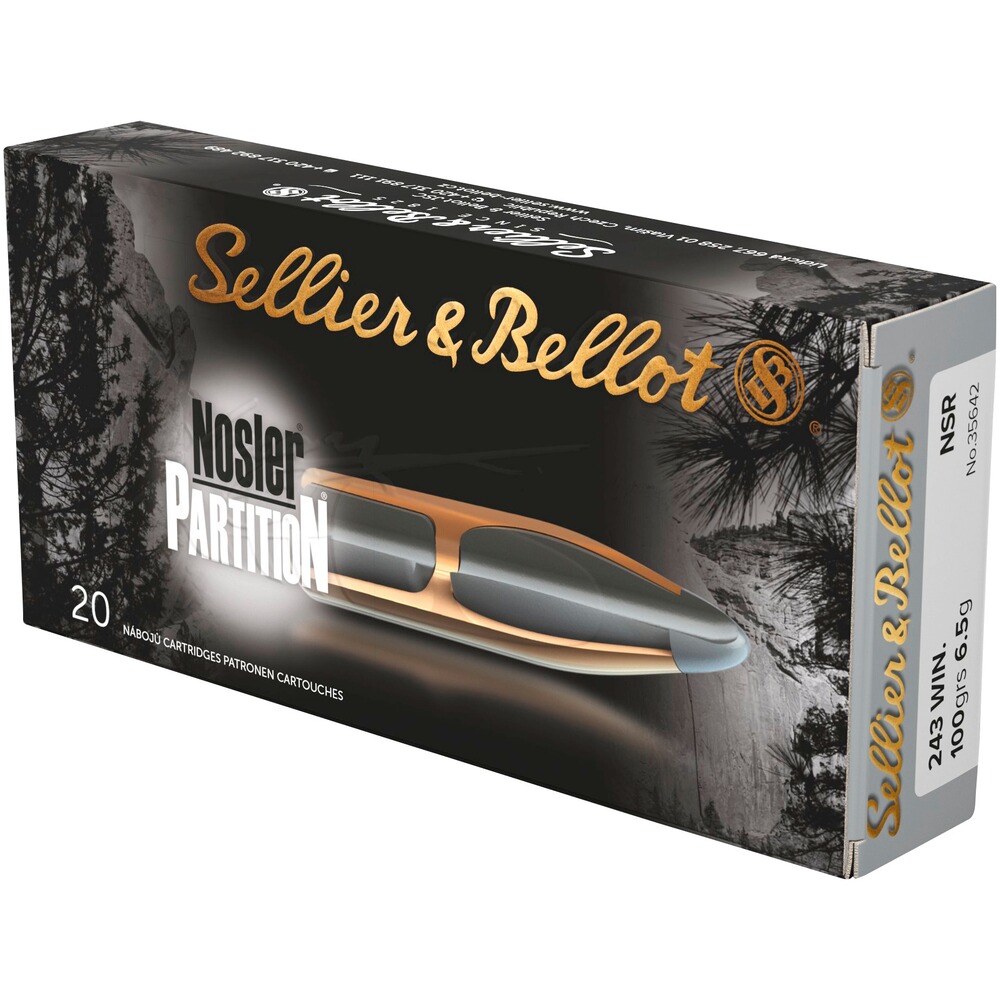 .243 Win. Nosler Partition 6,5g/100grs.