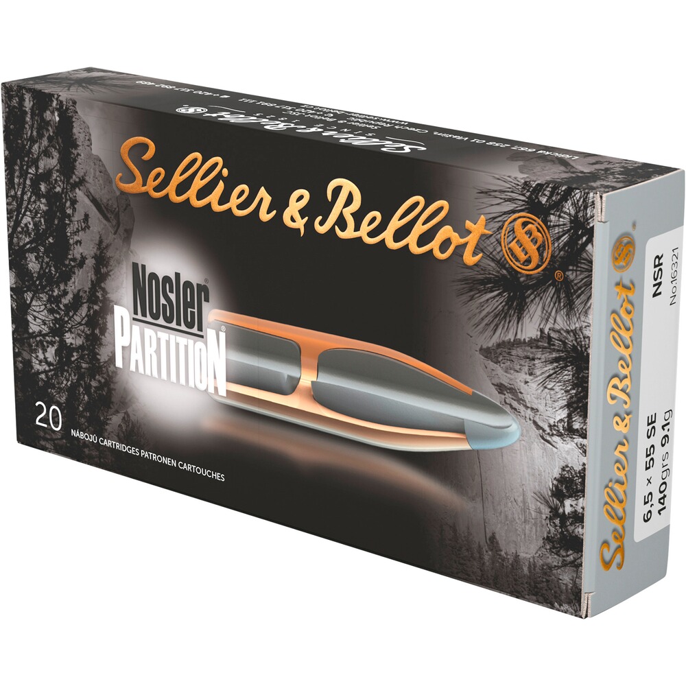 6,5x55 Nosler Partition 9,1g/140grs.