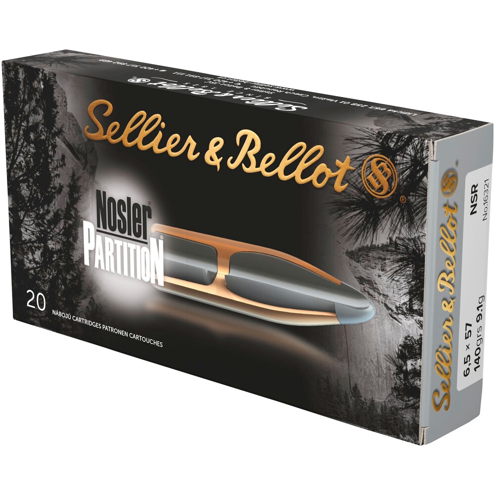 6,5x57 Nosler Partition 9,1g/140grs.