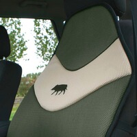 Sitzschoner mit Saumotiv