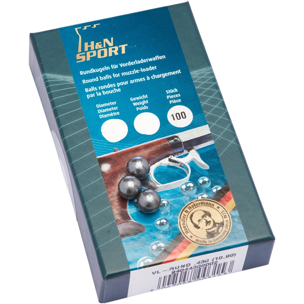 Rundkugeln Spezial – 100 Stück, Kaliber .395 - .464