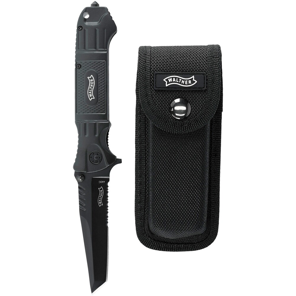 Einhandmesser Black Tac Tanto, Walther