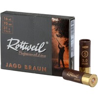 16/70 Jagd braun 3,0mm 31g, Rottweil