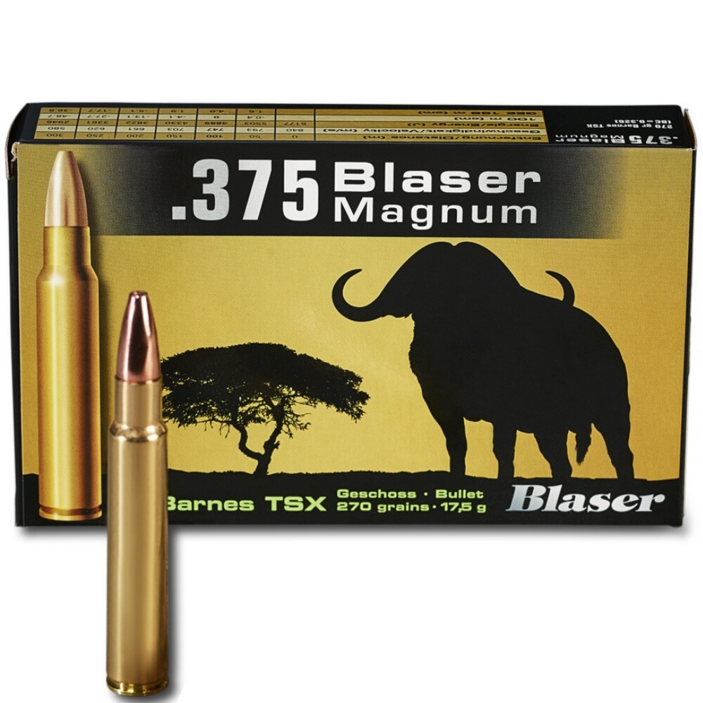 .375 Blaser Magnum Barnes TSX 17,5g/270grs.