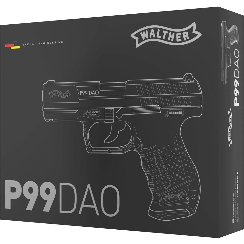 Airsoft Pistole P99 DAO CO2, Walther