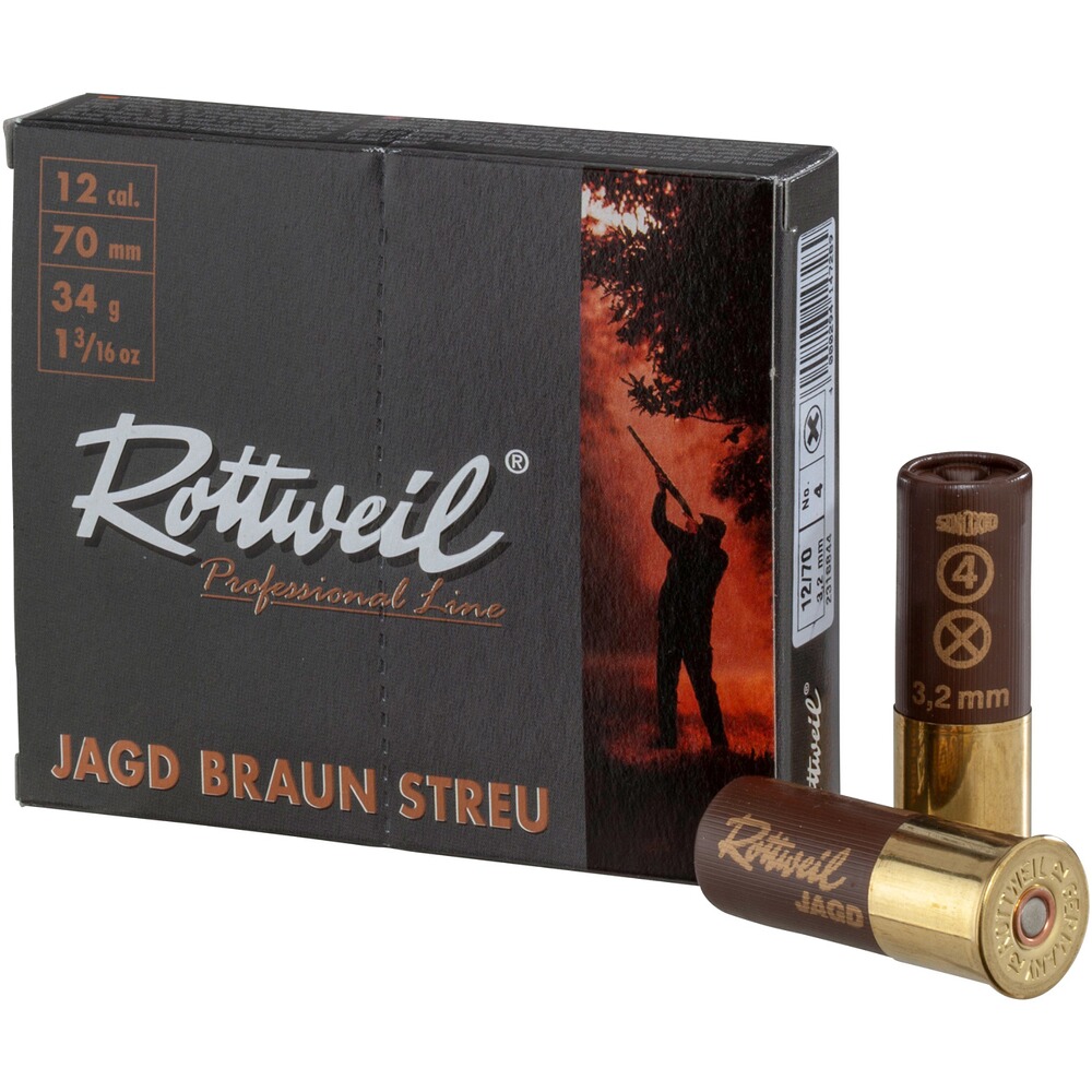 12/70 Jagd Streu 3,2mm 34g