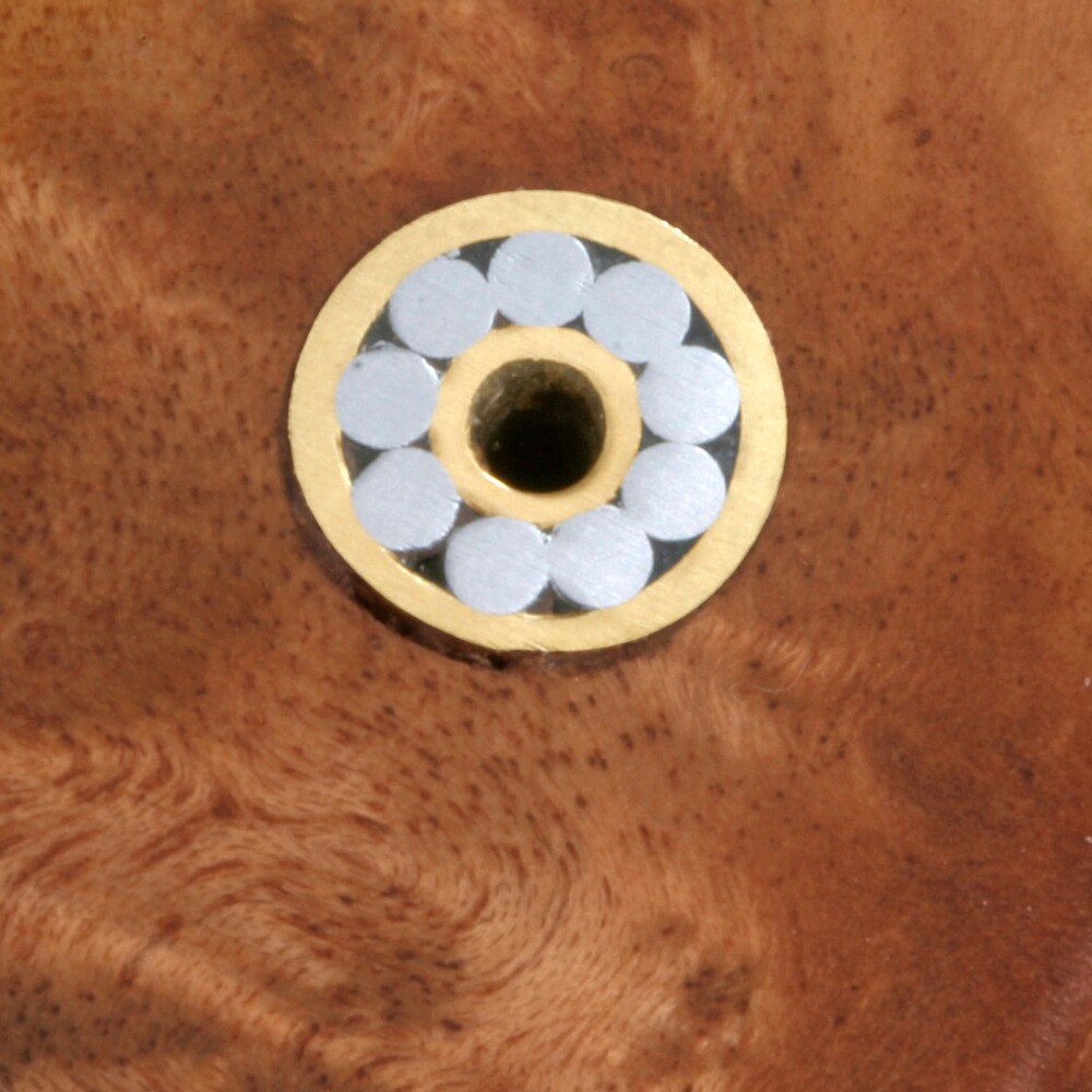 Couteau damas/bois de loupe, Parforce