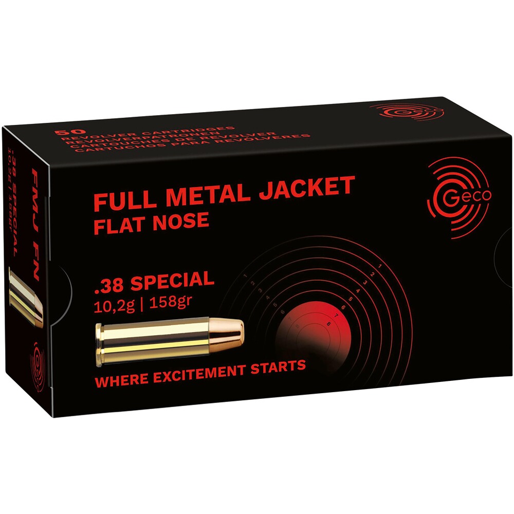 .38 Special Vollmantel Flachkopf 10,2g/158grs.