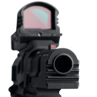 CO2 Pistole Racegun Set mit Leuchtpunktvisier, UX