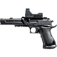 CO2 Pistole Racegun Set mit Leuchtpunktvisier, UX