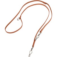 Universal leather leash – 3-way adjustable, Heim