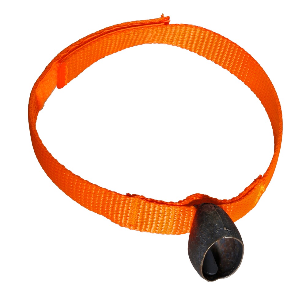 Signalhalsband, mit Klettverschluss und Glocke