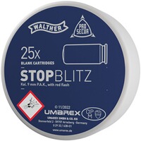 Stop Blitz Platzpatronen 9 mm P.A., Walther