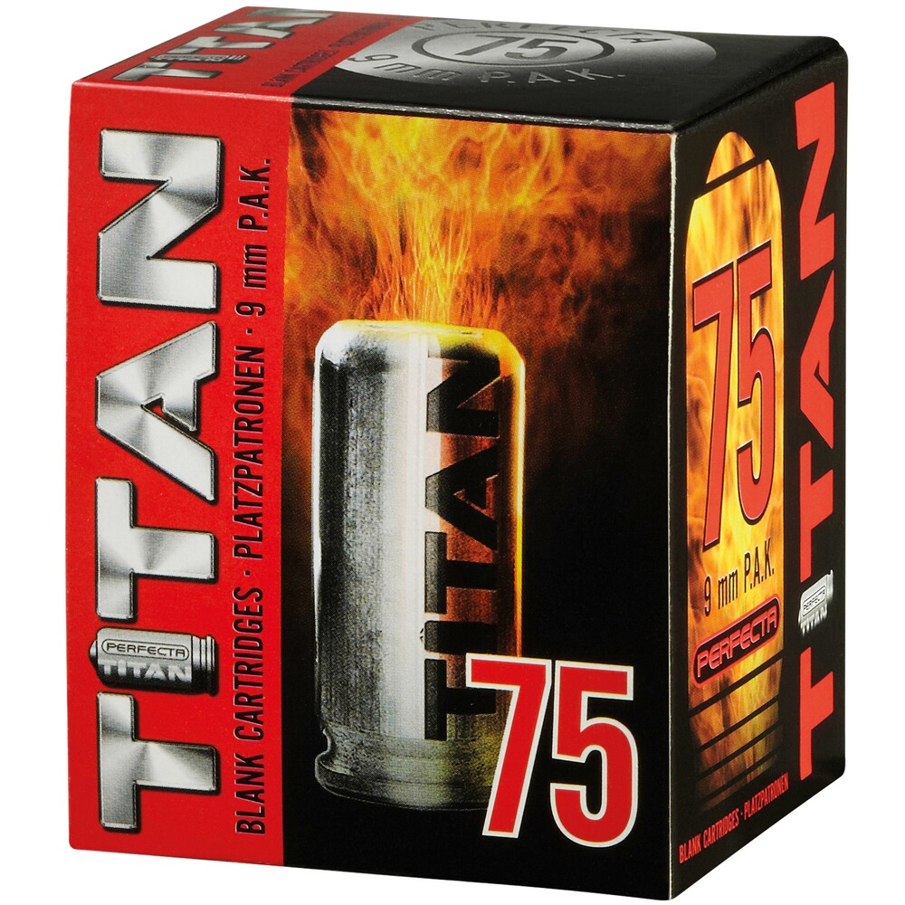 Knallpatronen Titan 9 mm P.A. 75 Stück