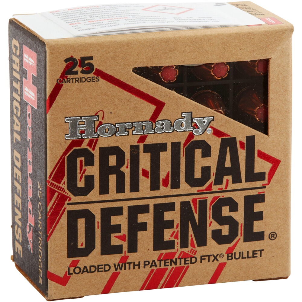 9 mm Luger Critical Defense FTX 7,5g/115grs.