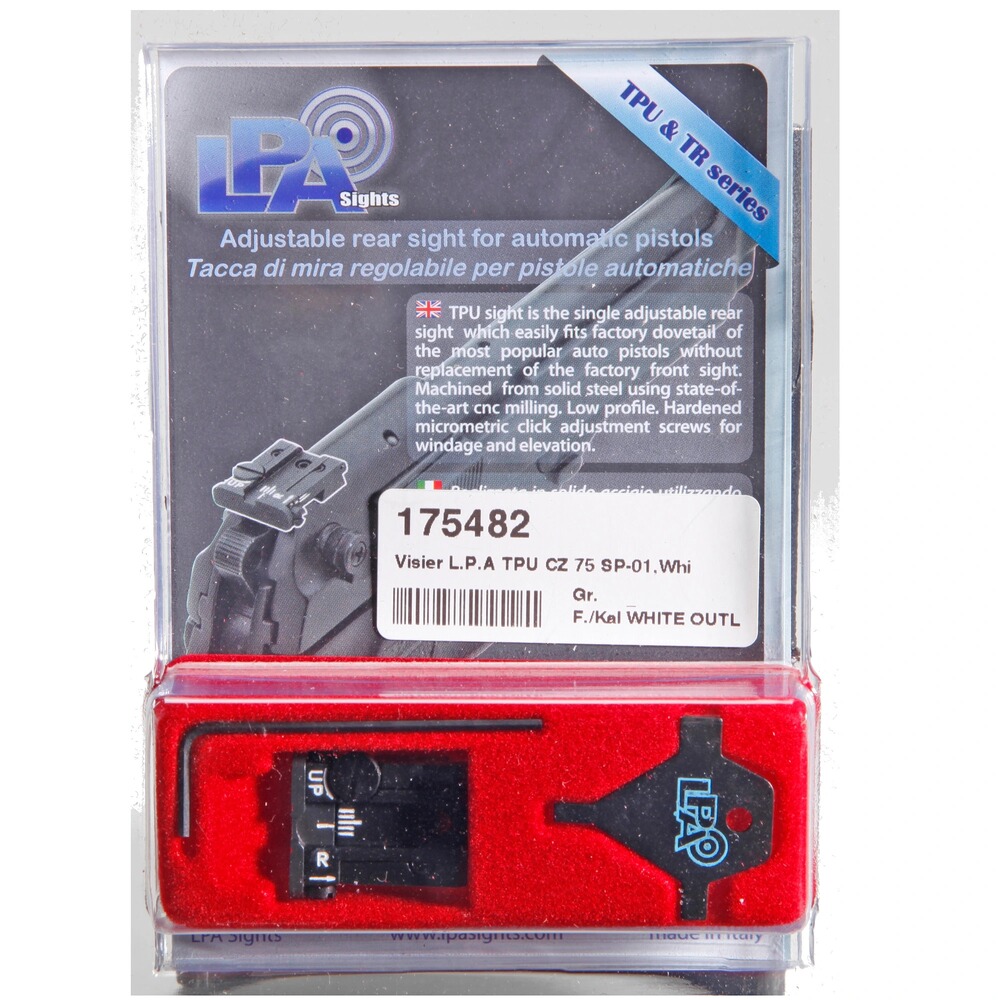 Visier TPU für CZ 75 SP-01, LPA Sights