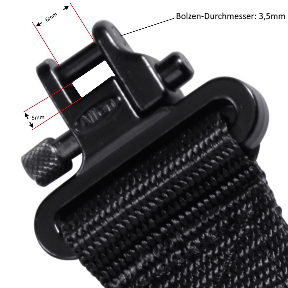 Cascade neoprene rifle sling, Allen