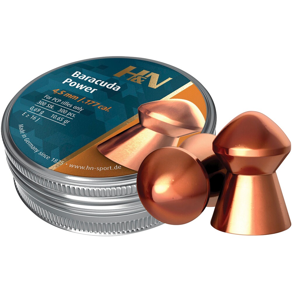 4,5mm Diabolo Baracuda Power verkupfert 0,69g, Haendler & Natermann