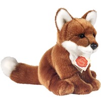 Plush toy fox sitting, 20 cm, Teddy