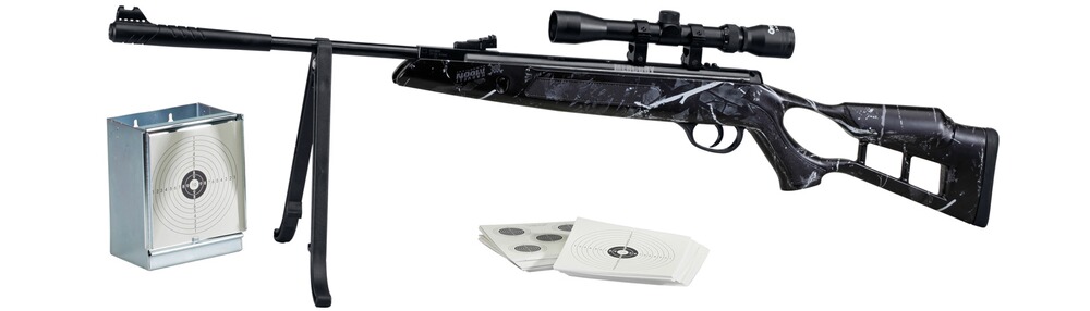 Carabine à air comprimé Chili Camo – set spécial, Mercury air