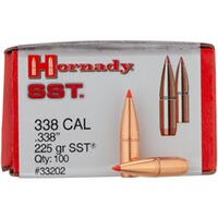 Balles .338 14,6g/225grs. SST, Hornady