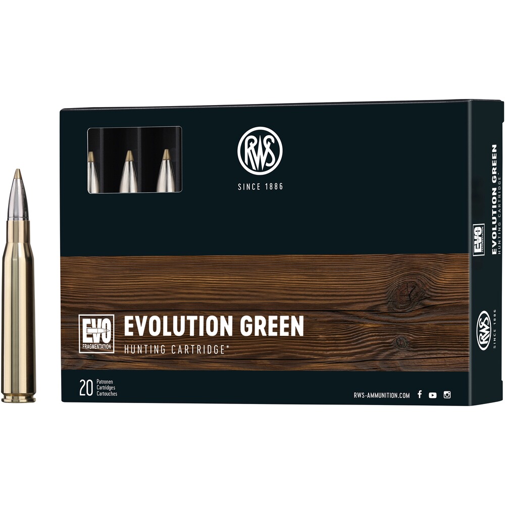 8x68 S Evolution Green 9,0g/139grs., RWS