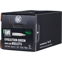 Geschosse .323 9,0g/139grs. Evolution Green, RWS