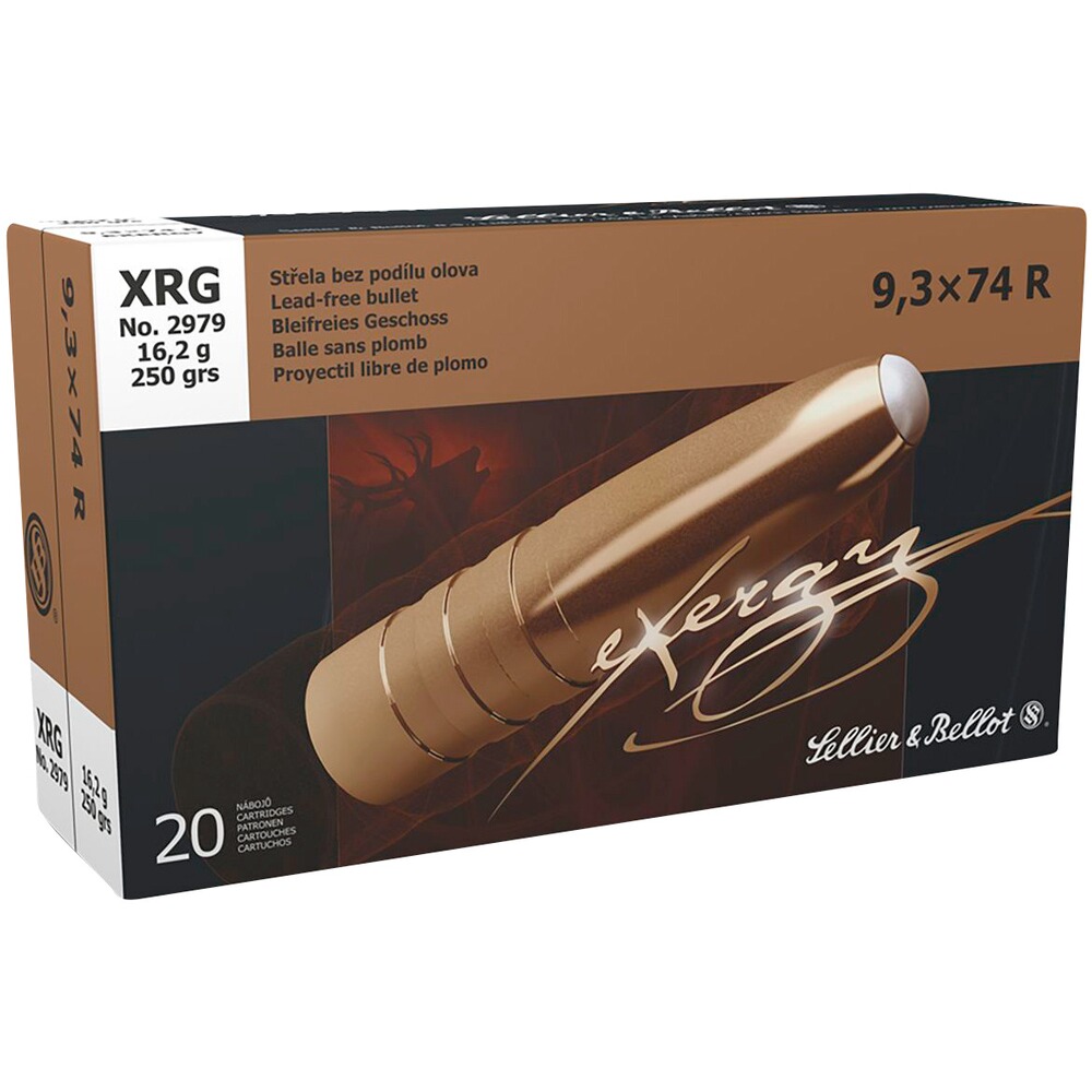 9,3x74 R eXergy bleifrei 16,2g/250grs.